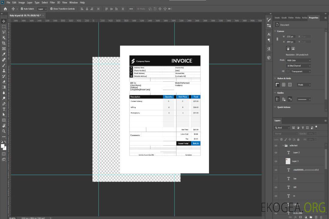 Modèle de facture pour entrepreneur indépendant template Modèle de facture pour entrepreneur indépendant template